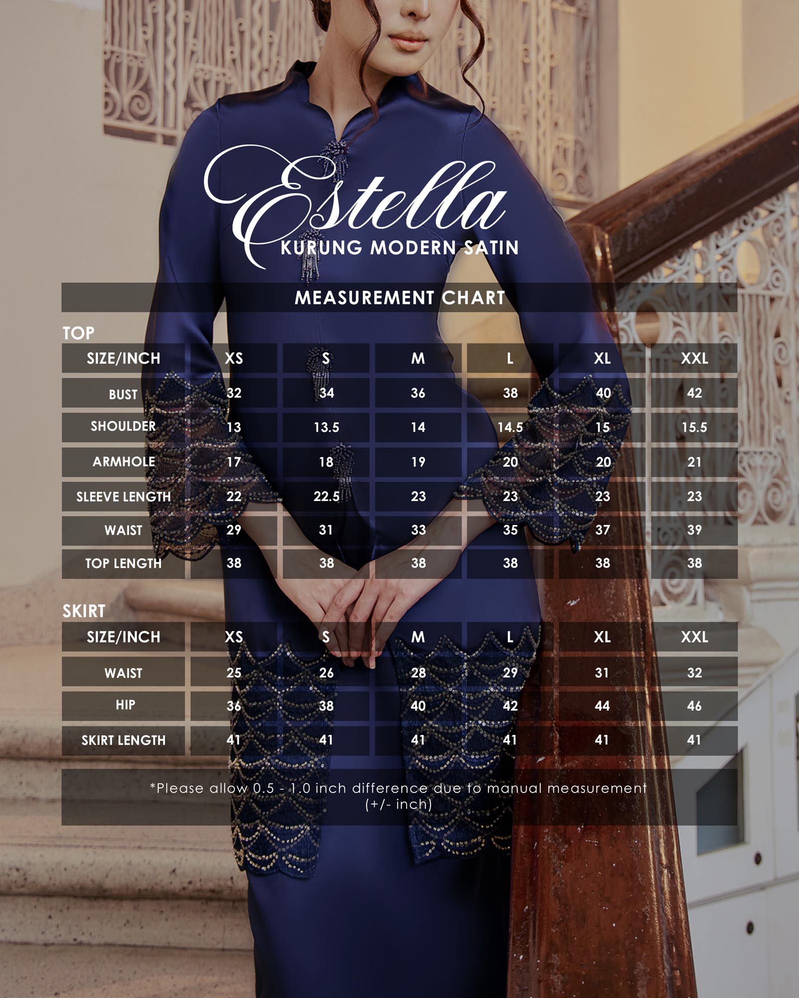 estella navy blue