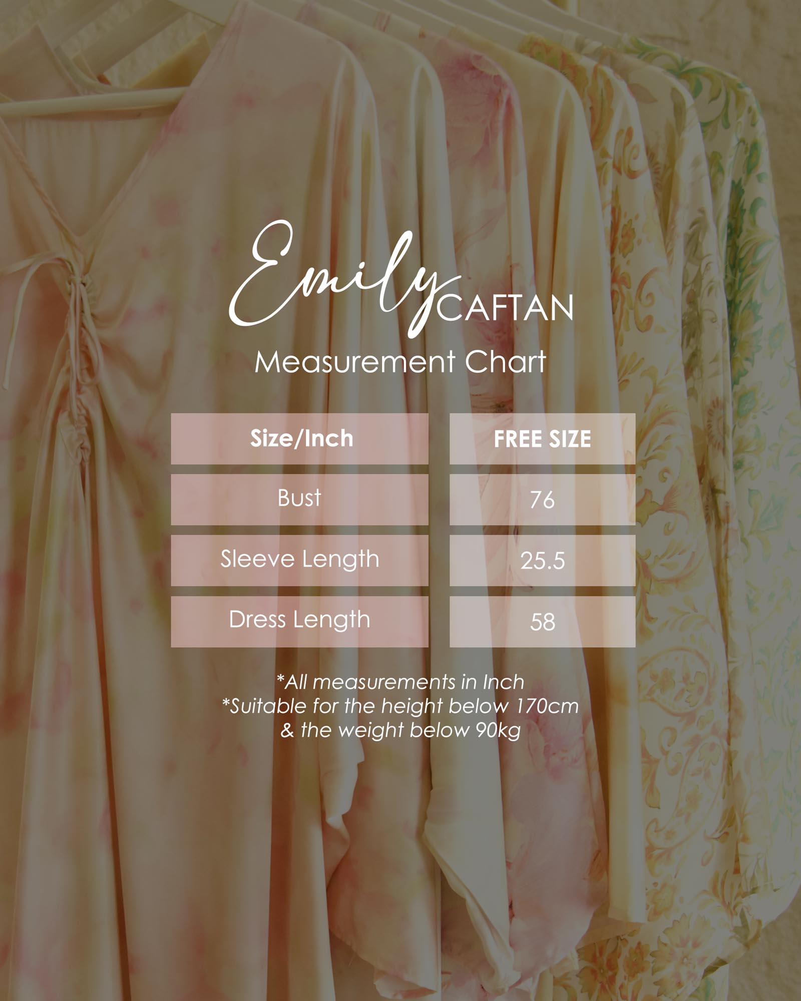 size chart emily (satin)